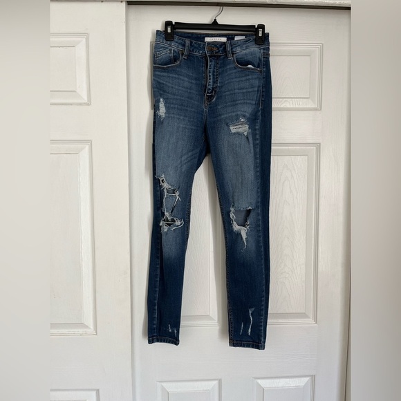 Eunina Bella Super High Rise Skinny Ankle Jeans Size 3 - Picture 5 of 11